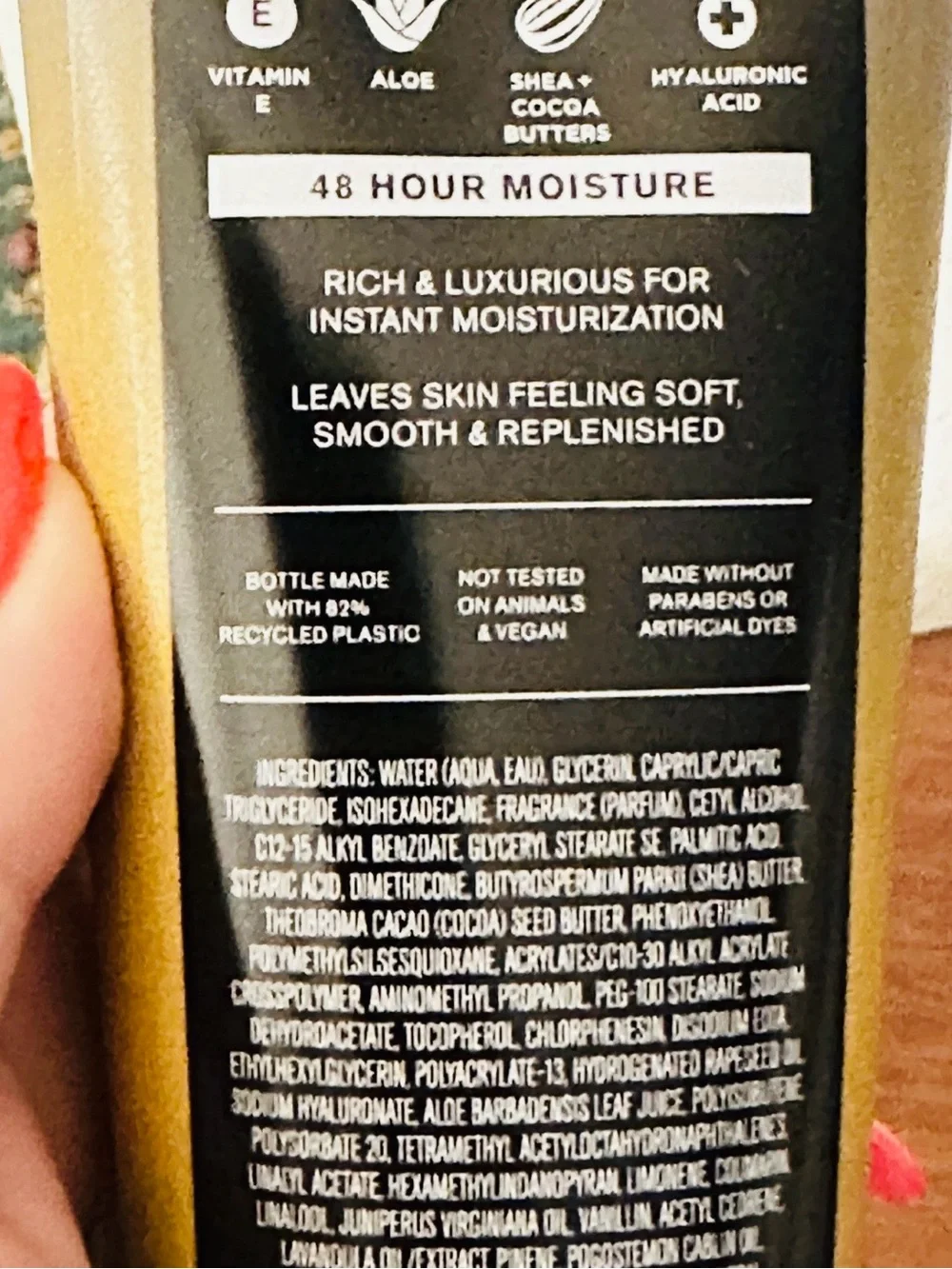 Bath & Body Works After Dark Gradient Yellow and Black Body Cream